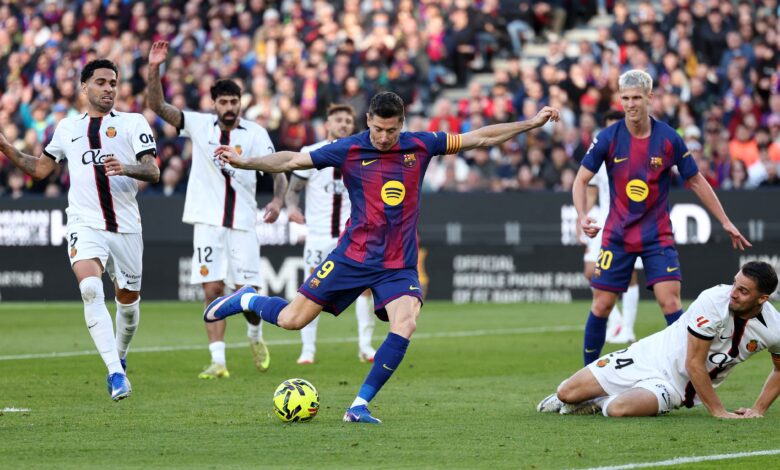 الكلمة المفتاحية: هدف ليفاندوفسكي ضد مايوركا.. تحليل قانوني شامل للأحداث