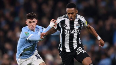 موعد مباراة مانشستر سيتي ونيوكاسل 2026 والقنوات الناقلة