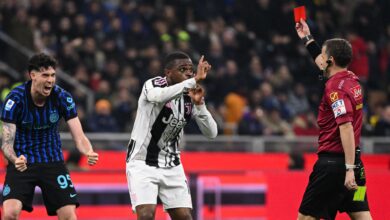 كالولو يرد على اعتذار باستوني: "مؤسف" بعد طرد يوفنتوس أمام إنتر