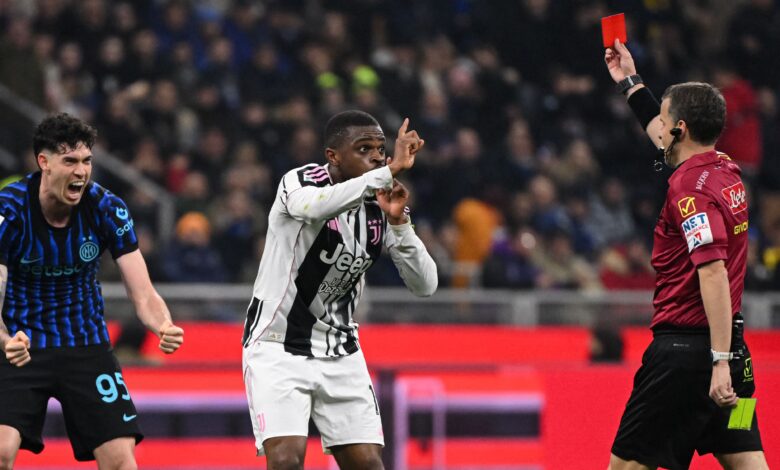 كالولو يرد على اعتذار باستوني: "مؤسف" بعد طرد يوفنتوس أمام إنتر