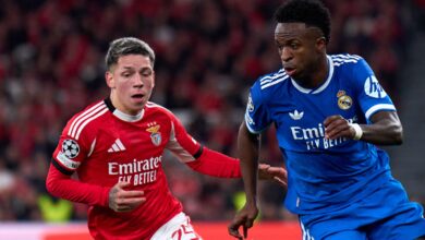 بنفيكا يخسر استئناف إيقاف بريستياني في دوري أبطال أوروبا أمام ريال مدريد - Getty Images Sport