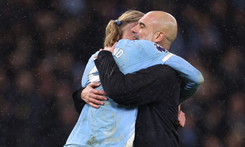 بيب يطلب من هالاند وقف مفاوضات ريال مدريد.. قلق سيتي يتزايد - Getty Images Sport