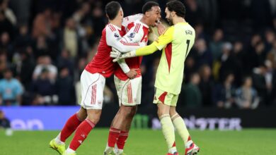 غابرييل يسخر من توتنهام: أرسنال يعزز صدارته بعد سحق ديربي شمال لندن - Getty Images Sport