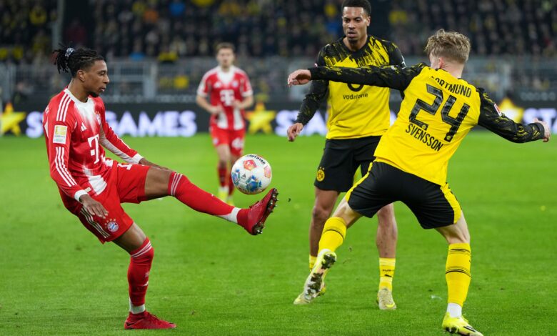 بايرن ميونخ يحسم البوندسليجا بثنائية كيميتش في قمة دورتموند