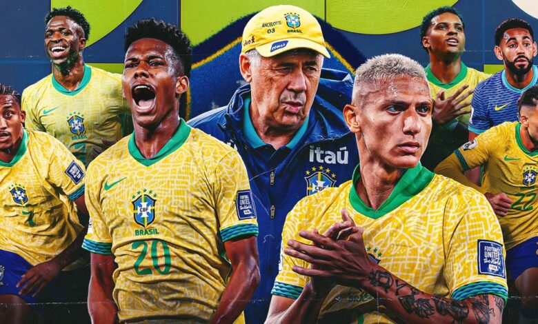 البرازيل مع أنشيلوتي: رسالة نيمار، لغز الهجوم، وفرصة إندريك الأخيرة