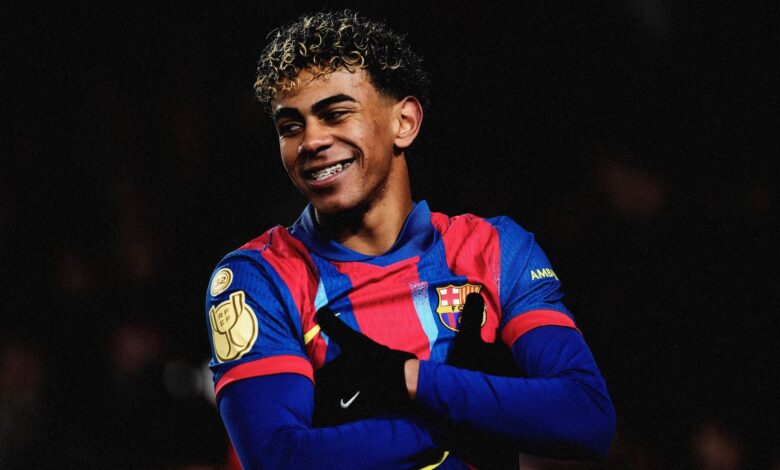 عرض باريس سان جيرمان 250 مليون يورو لضم لامين يامال يرفضه برشلونة - Getty Images