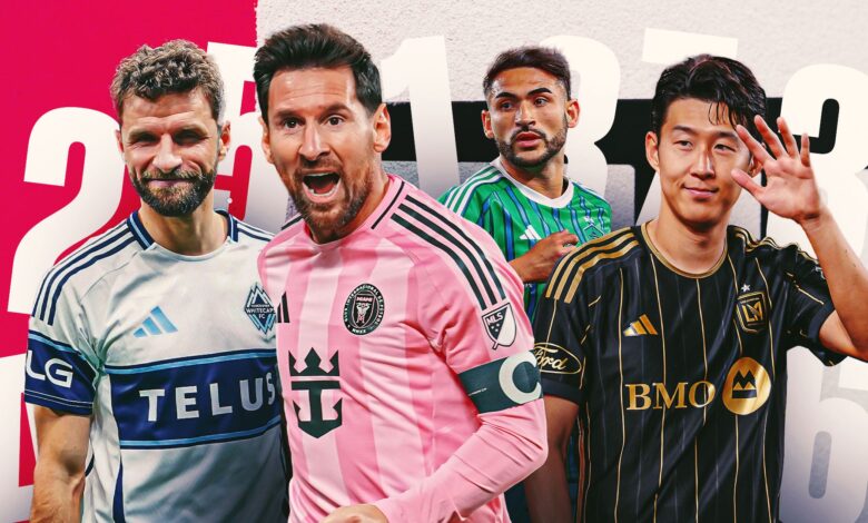 أفضل 25 لاعب في الدوري الأمريكي 2026-2027: ميسي يتصدر، مولر وسون في القائمة