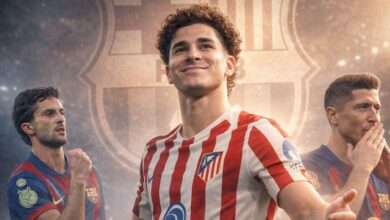 خوليان ألفاريز: برشلونة يمول الصفقة ببيع توريس وعرض ليفاندوفسكي يقلب الموازين