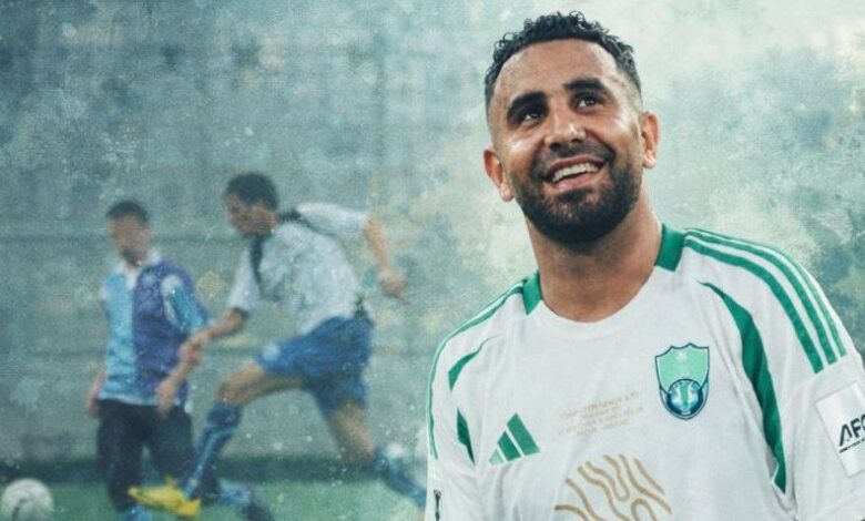 رياض محرز يلعب ضد مساجين: القصة الغريبة لنجم الأهلي في فرنسا - Goal Ar Only GFX