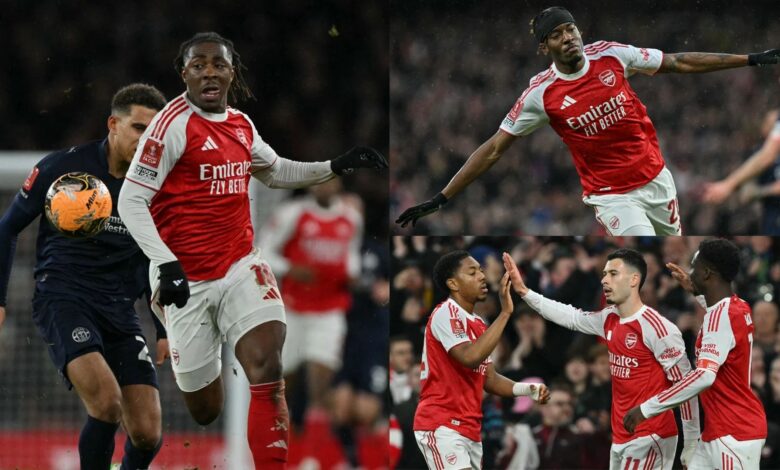 إيبيريشي إيزي يقود أرسنال لسحق ويجان 4-0 في كأس الاتحاد الإنجليزي