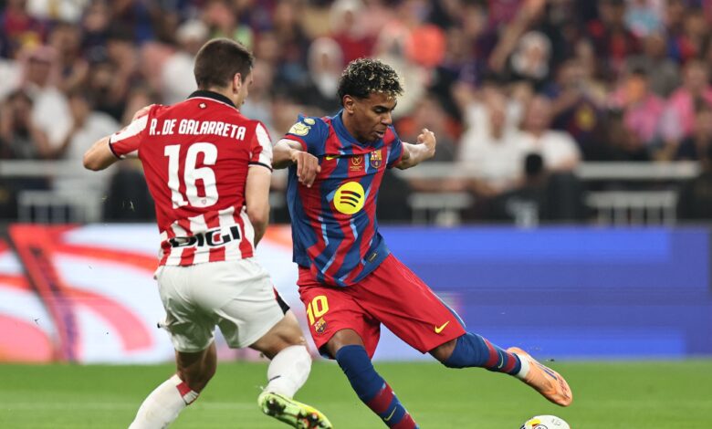 القنوات الناقلة لمباراة أتلتيك بيلباو وبرشلونة 2025-2026: الموعد وكيف تشاهد