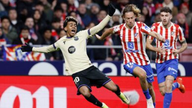 حكم مباراة برشلونة وأتلتيكو مدريد: هل هو فأل سيء لمدريد؟