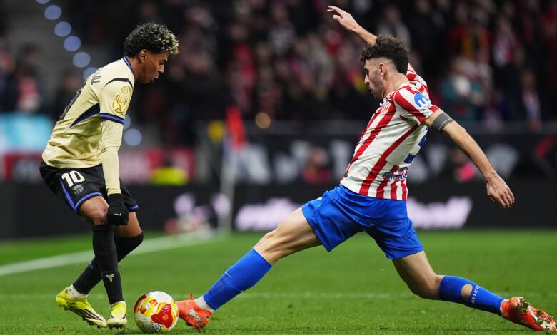 برشلونة يهاجم أتلتيكو مدريد في إياب نصف نهائي كأس ملك إسبانيا