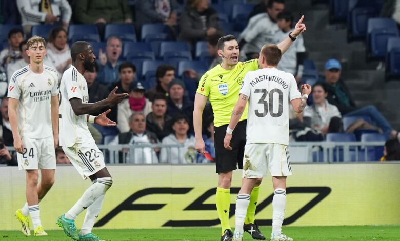 طرد ماستانتونو: أزمة جديدة لريال مدريد في الدوري الإسباني