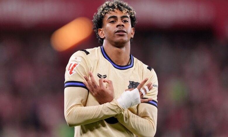 لامين يامال يقترب من رقم راؤول التاريخي في الليجا