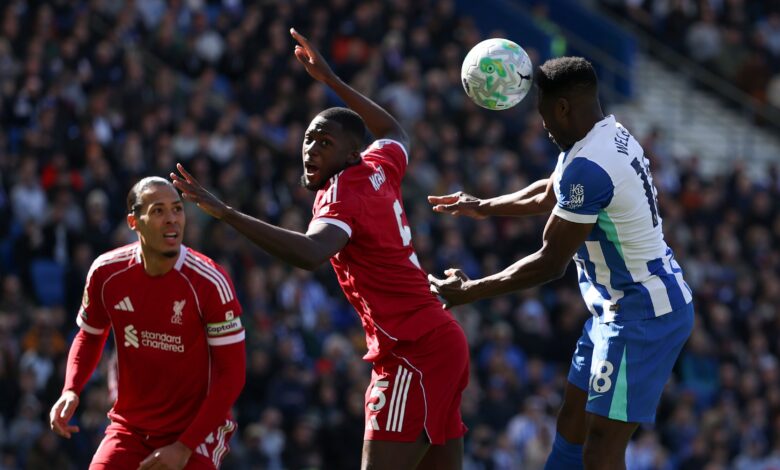 إصابة إيكيتيكي تبكي ليفربول: ضربة قوية أمام برايتون