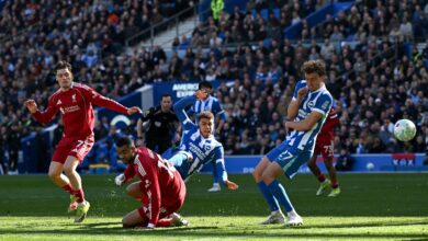 ليفربول ينهار أمام برايتون: احتمالية التراجع للمركز السادس في الدوري الإنجليزي