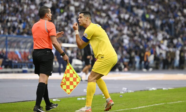 حكم أغضب رونالدو.. عبدالله الشهري يقود مباراة النصر والنجمة