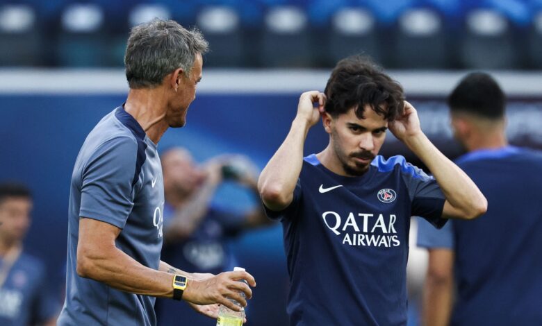 إنريكي يثير المخاوف حول فيتينيا قبل بايرن ميونخ