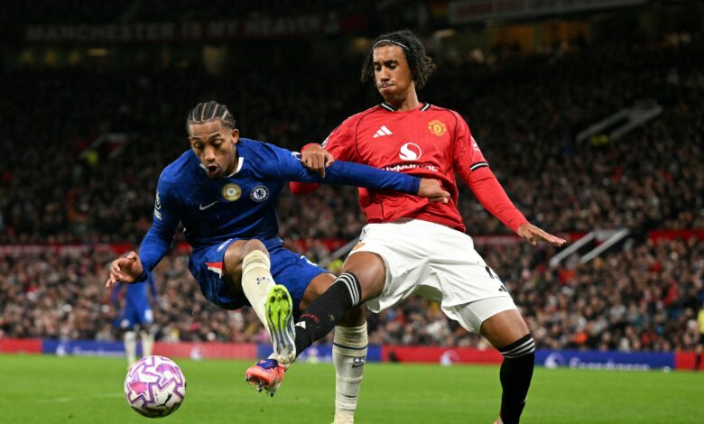 موعد مباراة تشيلسي ومانشستر يونايتد في الدوري الإنجليزي 2025-2026