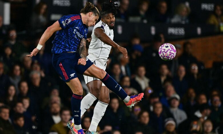 موعد مباراة آرسنال وفولهام في الدوري الإنجليزي 2025-2026 والقنوات