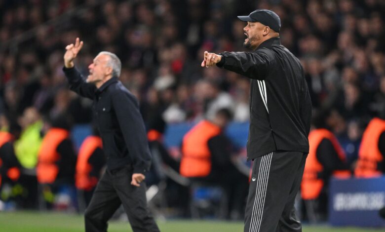 فيديو لويس إنريكي وفينسنت كومباني.. مزاح بعد ملحمة باريس