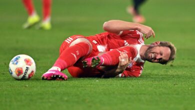 هاري كين: إصابة نجم بايرن ميونخ تثير القلق قبل مواجهة ريال مدريد