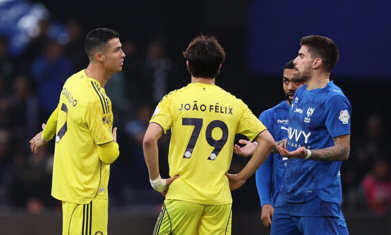 مواعيد المباريات المتبقية في الدوري السعودي.. ديربي الهلال والنصر