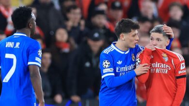 يويفا يعلن عقوبة بريستياني في قضية عنصرية فينيسيوس