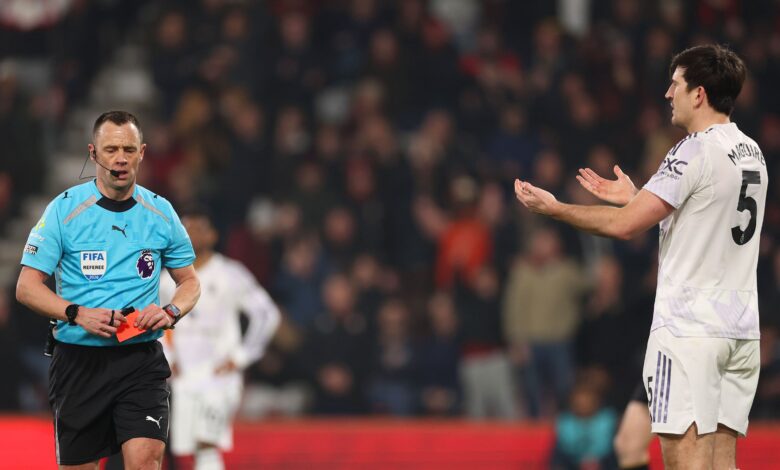 ماجواير يواجه اتهامًا جديدًا من الاتحاد الإنجليزي بسبب رد فعله