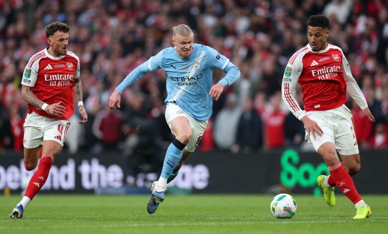 موعد مباراة مانشستر سيتي وآرسنال في البريميرليج 2025-2026