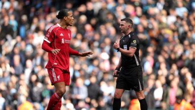 فان دايك: الهزيمة مؤلمة.. خذلنا جماهيرنا ومدربنا