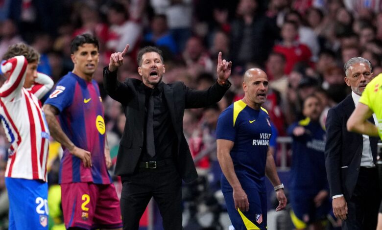 سيميوني يصرخ: السرعة في التفكير داخل مران أتلتيكو