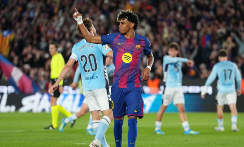 برشلونة يتخطى كمين سيلتا فيجو رغم إصابة يامال