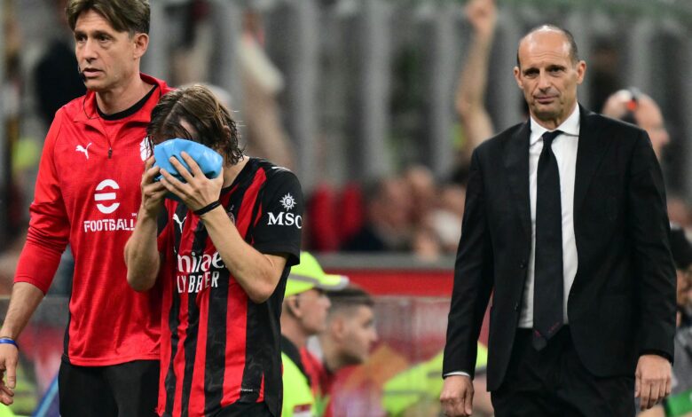 إصابة مودريتش تُلقي بظلالها على قمة ميلان ويوفنتوس