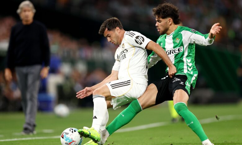 مخرج مباراة ريال مدريد وبيتيس في قفص الاتهام بسبب دياز