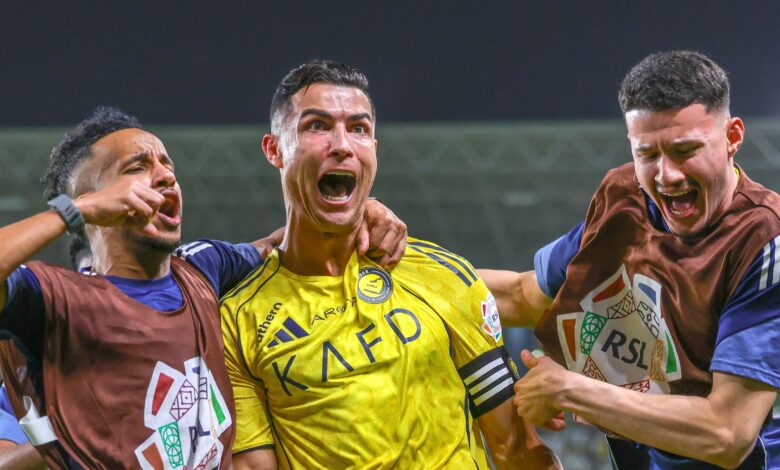 رونالدو يقود النصر لإفساد فرحة أهلي جدة 2-0