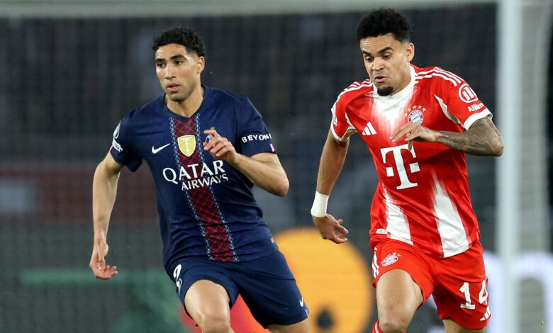 حكيمي يغيب عن موقعة بايرن ميونخ في أليانز أرينا