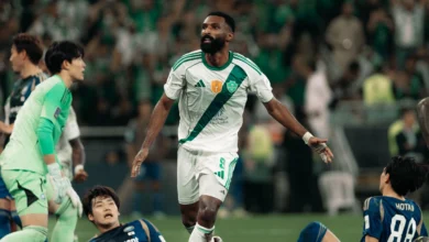 جبال حائل تكتسي بالأخضر احتفاءً بإنجاز الأهلي الآسيوي..