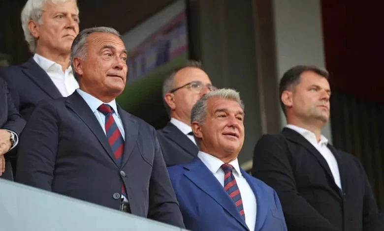تصريحات بيريز تثير ردًا قويًا من رئيس برشلونة المؤقت