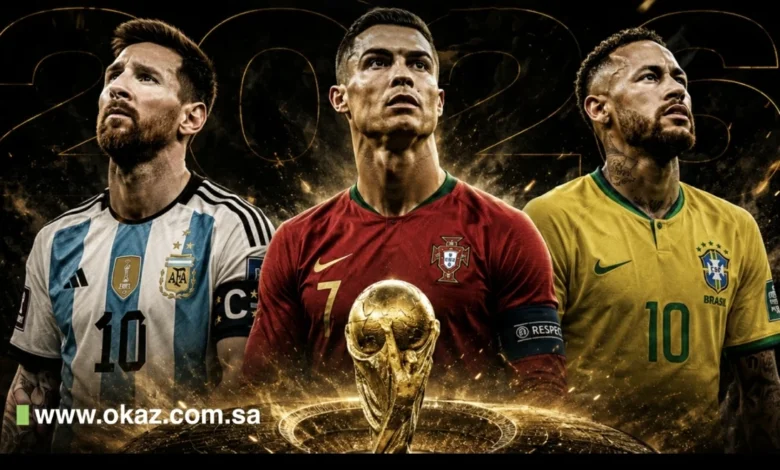 مونديال 2026.. ميسي ورونالدو ونيمار.. من الأيقونة؟