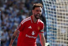 برونو فيرنانديز ينافس ثلاثي آرسنال على أفضل لاعب في إنجلترا