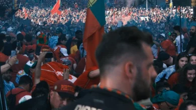 كريستيانو رونالدو يحتفي مع جماهيره بالتأهل في تورنتو