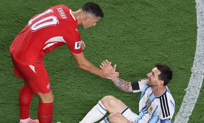 الأرجنتين وإنجلترا: تدريبات بدون ميسي قبل نصف النهائي