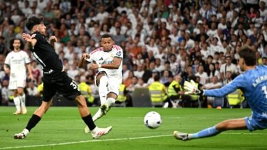 مبابي يقود ريال مدريد لاكتساح سوسيداد بثلاثية في البرنابيو