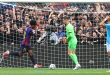 أديمي يتجاوز بالاك بتحفة فنية مع برشلونة في دوري الأبطال