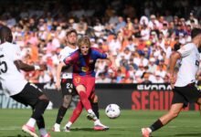 جوردون مع برشلونة.. 4 مباريات لتحطيم رقم قياسي