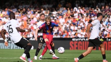 جوردون مع برشلونة.. 4 مباريات لتحطيم رقم قياسي