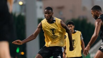 إبراهيم ديابي لاعب النادي الأهلي